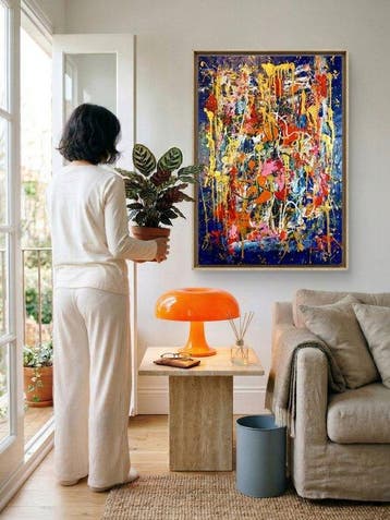 Jana Noldin - Abstract N.1124 - XL, Antiek en Kunst, Kunst | Schilderijen | Modern