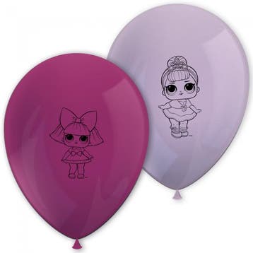 LOL Surprise Ballonnen 28cm 8st, Verzenden, Nieuw