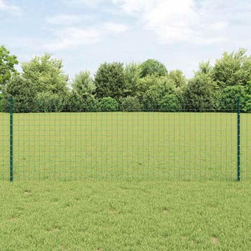 vidaXL ingegraven hekpalen 5 st Groen 120 cm Gepoedercoat, Verzenden
