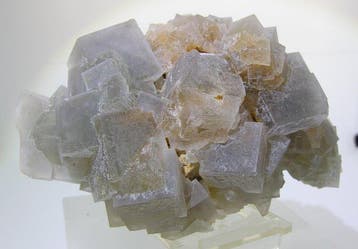 Fluoriet Kristal op matrix - Hoogte: 11.5 cm - Breedte: 7.5