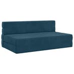 vidaXL Opvouwbare Sofa Bed Matras Blauw 152 x 86,5 x 60 cm, Verzenden, Nieuw