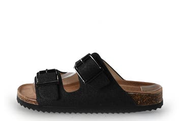 Colors of California Slippers in maat 38 Zwart, Kleding | Dames, Schoenen, Slippers, Verzenden, Zwart, Zo goed als nieuw