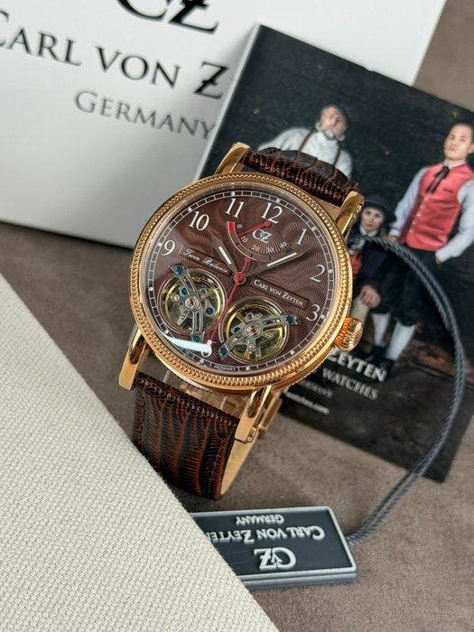 Carl von Zeyten - Bernau Automatic Twin Balance, Handtassen en Accessoires, Horloges | Heren