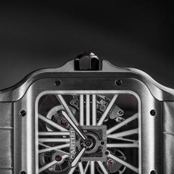 Cartier - Santos Skeleton Black - WHSA0009 - Heren - 2023, Nieuw