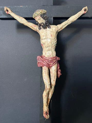 Crucifix - Hout - 1750-1800 - Altaarkruis - 55 cm