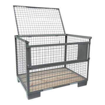 Gitterbox GB015 - gelakt, met anti-diefstalklep