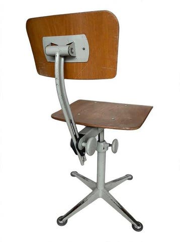 Ahrend de Cirkel - Chaise de bureau - Acier, Bois - Chaise, Antiquités & Art