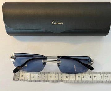 Cartier - Rimless - Lunettes de soleil