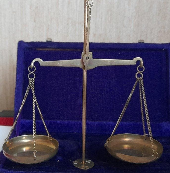 Weegschaal - Metaal, Antiquités & Art, Curiosités & Brocante