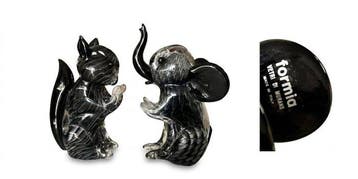 Formia Vetri di Murano - Beeldje - Pareja de figuritas de
