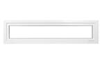 PVC raam kiep b200xh50 cm wit, Gevelraam of Ruit, Minder dan 80 cm, Nieuw, Ophalen of Verzenden