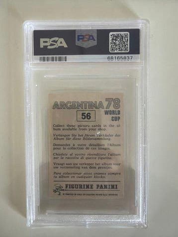 1978 Panini Argentina 78 World Cup Mario Kempes - PSA 6, Collections
