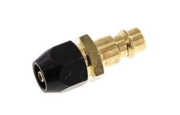 Messing DN 7.2 (Euro) Luchtkoppeling Insteeknippel 4x10 mm, Verzenden, Nieuw