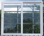 pvc schuifraam , schuifdeur , pui 254 x 220 wit, Doe-het-zelf en Bouw, Raamkozijnen en Schuifdeuren, Kunststof, Gebruikt, Ophalen of Verzenden