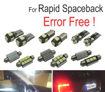 Kit 11 Ampoules Led Intérieur Pour Skoda Octavia Spaceback N, Verzenden