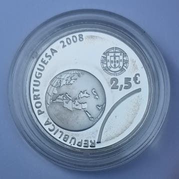 2 5 Euro Portugal Km 790 a 2 5 Euro 2008 Olympische Spiel..., Postzegels en Munten, Munten | Europa | Euromunten, Verzenden, België