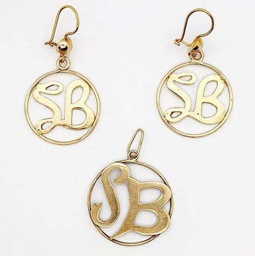 Ensemble de bijoux 2 pièces - 18 carats Or jaune, Bijoux, Sacs & Beauté, Bijoux anciens