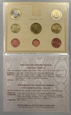 Vaticaan. Year Set (BU) 2017 (Zonder minimumprijs)