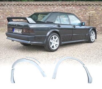ÉLARGISSEURS D’AILES ARRIÈRE MERCEDES 190 W201 83-87 LOOK EV, Verzenden