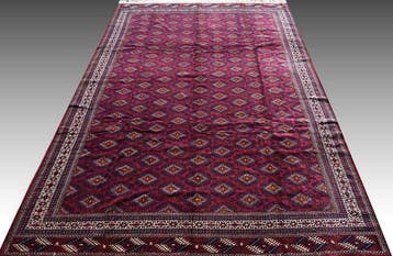 Tapis Turkmène Yomud / Boukhara Ancien – Laine Fait Main –, Maison & Meubles
