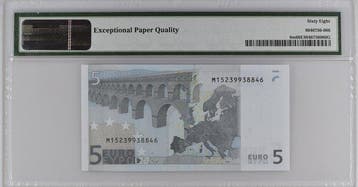Europese Unie - Portugal. - 5 Euro 2002 - Trichet - Pick 8m