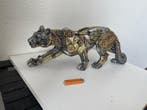 Sculpture, XXL statue- Steampunk The Great Panther - 57 cm