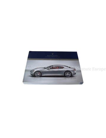 2008 MASERATI GRANTURISMO INSTRUCTIEBOEKJE ENGELS, Ophalen of Verzenden