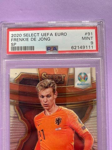 2020 Panini 2020 Select UEFA Euro Frenkie de Jong psa 9
