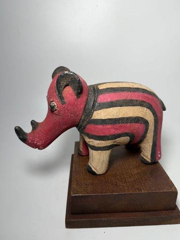 neushoorn - Yoruba - Nigeria (Zonder minimumprijs), Antiek en Kunst