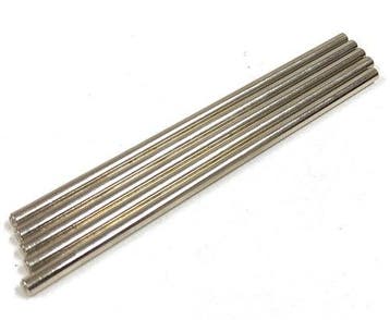 Vintage Fischertechnik metalen assen 108 / 110, 5 stuks, Verzenden