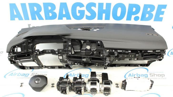 Airbag set - Dashboard zwart Volkswagen Golf 8 (2019-heden), Auto-onderdelen, Dashboard en Schakelaars, Gebruikt, Volkswagen