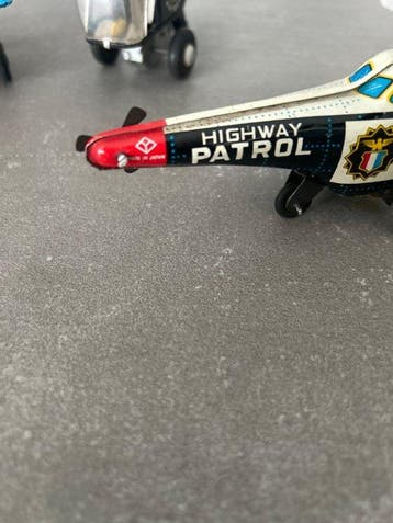 lucky toy - Jouet en étain - Highway Patrol Helicopter -