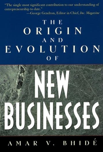 Origin & Evolution New Businesses 9780195170313, Verzenden, Gelezen, Amar V. Bhide