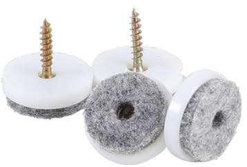Bgs Technic Felt pad set met schroeven  Diameter 24 mm 20 de, Verzenden, Nieuw