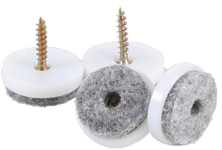 Bgs Technic Felt pad set met schroeven  Diameter 24 mm 20 de, Auto diversen, Autogereedschap, Verzenden