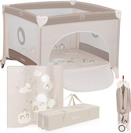 Lionelo Bonnie Kinderbox - Kinderbed - tot 15 kg -Zijwand..., Enfants & Bébés, Jouets | Jouets de bébé, Envoi