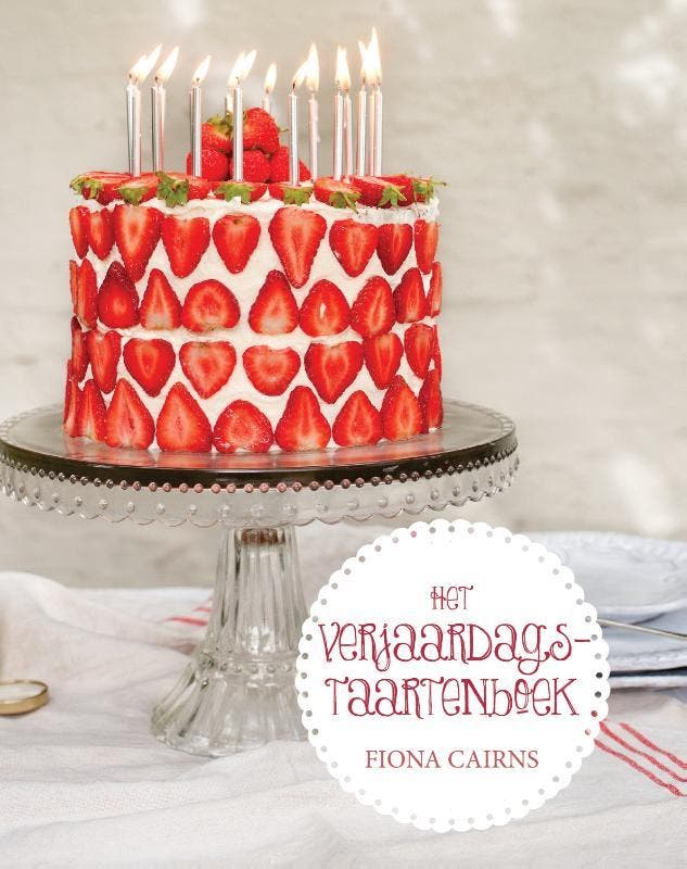 Het verjaardagstaartenboek 9789059564237 Fiona Cairns, Livres, Livres de cuisine, Envoi