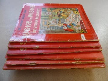 Suske en Wiske RV 11 + 16 + 17 + 18 + 21 + 22 - Rode reeks, Boeken, Nieuw