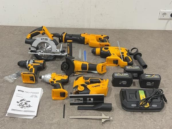 Veiling - Vito gereedschap en accessoires set 17-delig Pro-P, Bricolage & Construction, Outillage | Autres Machines