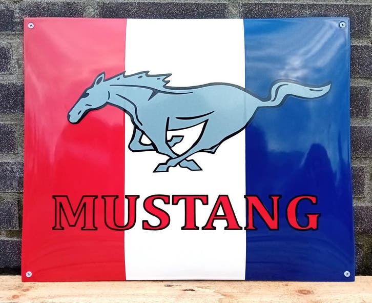 Mustang emaille kleuren, Verzamelen, Merken en Reclamevoorwerpen, Verzenden