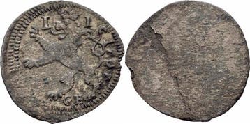 Rdr Boehmen Joseph I 1/2 Kreuzer 1707 Ge Prag Loewe Krone..., Verzenden, België