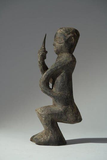 Een houten beeld - Lobi - Burkina Faso (Zonder minimumprijs), Antiek en Kunst