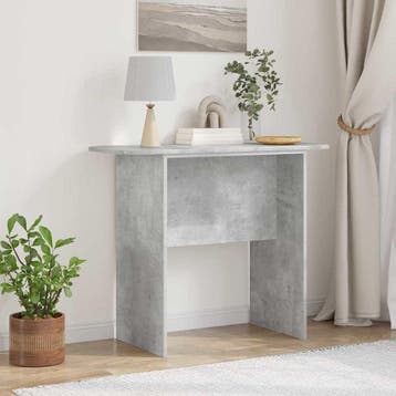 vidaXL Wandtafel Beton Grijs 93 x 40 x 75 cm Bewerkt hout, Verzenden