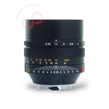 Leica Noctilux-M 50mm 0.95 ASPH 11 602 Zwart nr. 3611, TV, Hi-fi & Vidéo, Ophalen of Verzenden