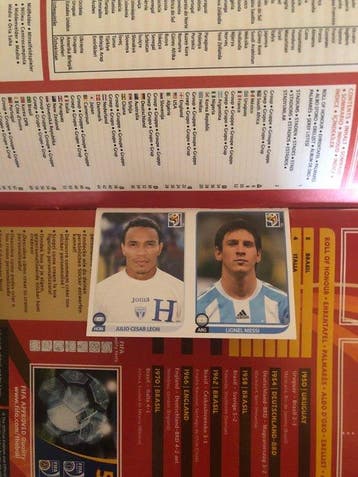 2010 Panini Cristiano Ronaldo, Lionel Messi - 1 Empty album, Verzamelen, Nieuw