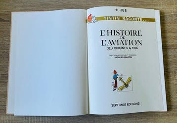 Tintin raconte... - Lhistoire de laviation des Origines à, Nieuw