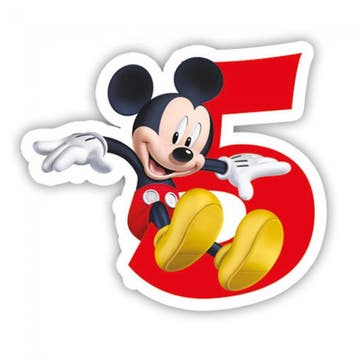 Mickey Mouse Kaars 5 Jaar, Verzenden