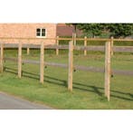 Piquet de prairie cambridge en bois avec sommet plat incliné, Articles professionnels