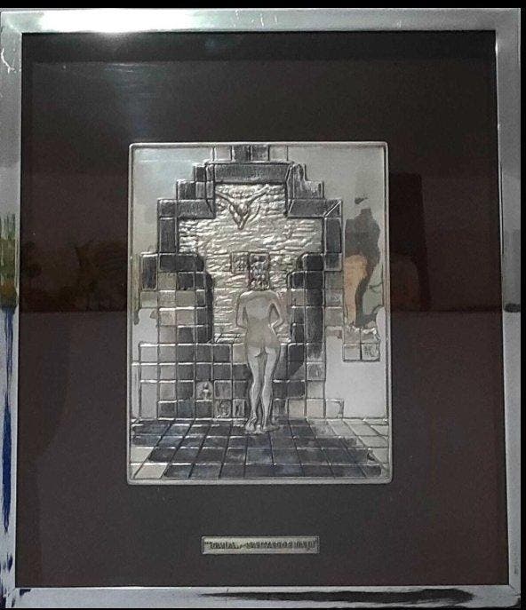 Salvador Dali (1904-1989) - Reliëf, Gala - 38 cm - Zilver -, Antiek en Kunst, Antiek | Overige Antiek