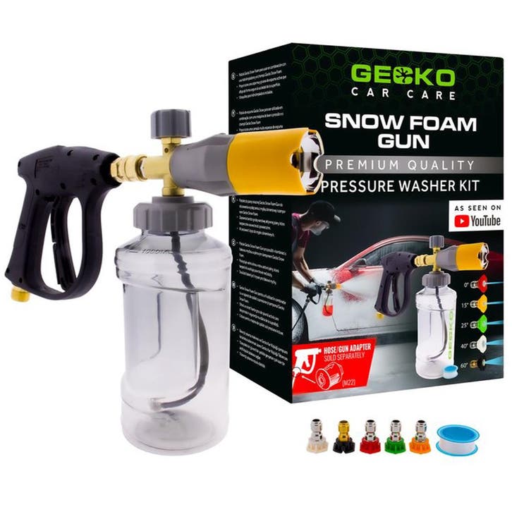 Gecko Snow Foam & Short Trigger Gun, Tuin en Terras, Hogedrukreinigers, Nieuw, Verzenden